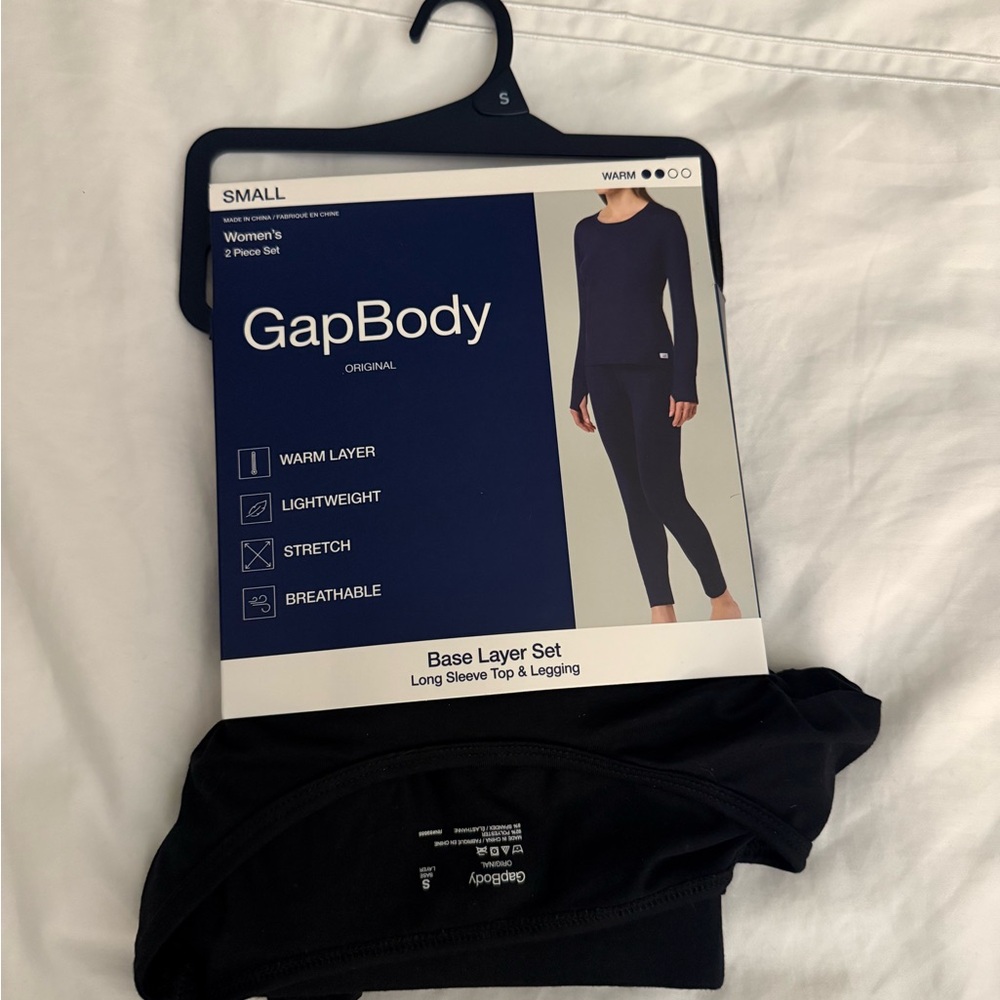 GapBody Black Base Layer Set